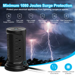 Multi-socket charging tower - 9 sockets + 4 USB with 2 meter cable