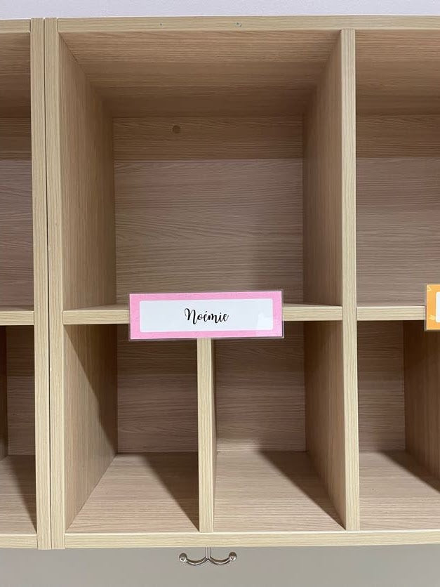 Plaquettes de noms magnétique Médium (Boite de 10)