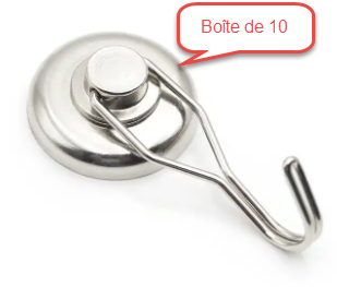 Crochets magnétique (Boite de 10)