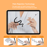 Stylet iPad magnétique précis – Recharge magnétique + USB-C