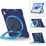 Etui robuste iPad avec poignée anneau rotative