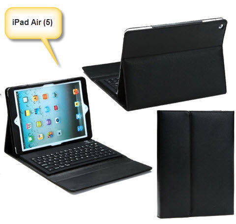 Folio pour iPad Air (5) en cuir véritable avec clavier détachable