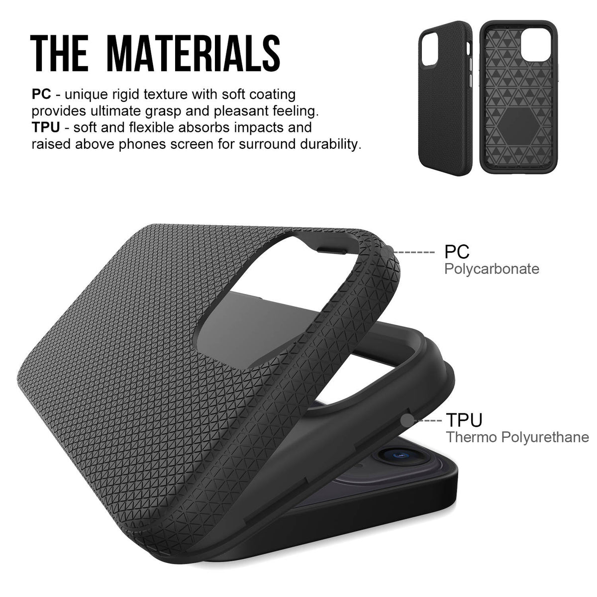 Étui iPhone 2 couches