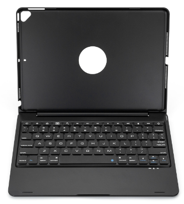 Étui pour iPad 10.2 avec clavier bluetooth intégré (7e, 8e et 9e gen) noir