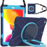 Robust iPad case with rotating ring handle