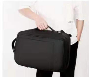 Sac à dos pour ordinateur hydrofuge noir