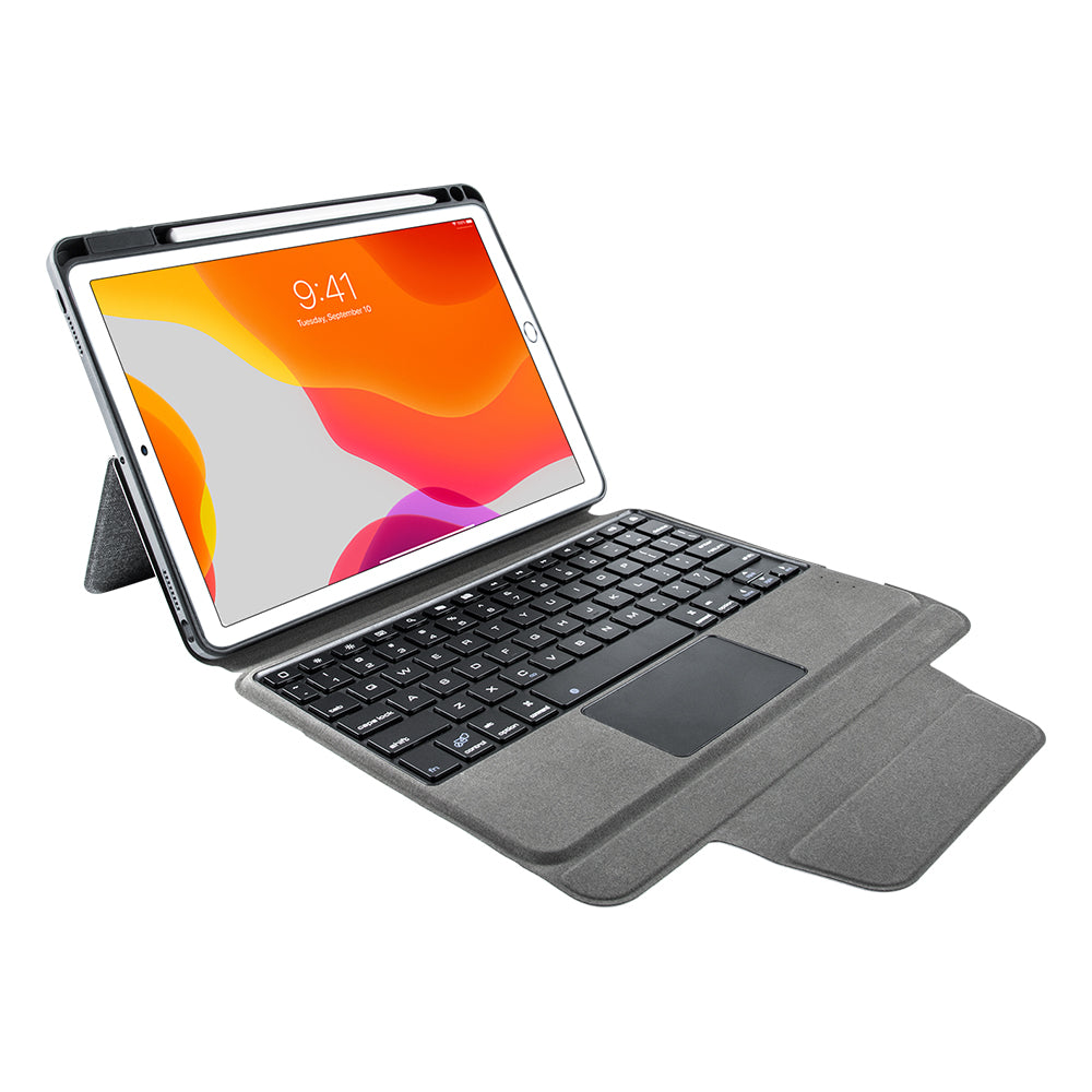 Étui iPad folio avec clavier Bluetooth et porte stylet