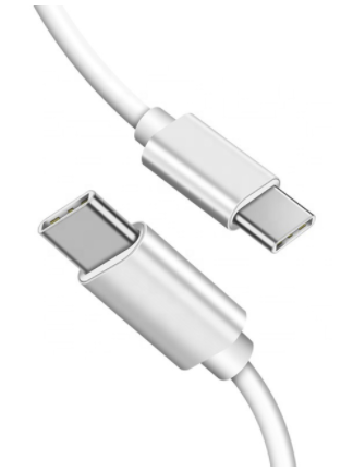 Chargeur mural doubleultra-rapide USB + Type C 20W avec câble Type C 4 pieds