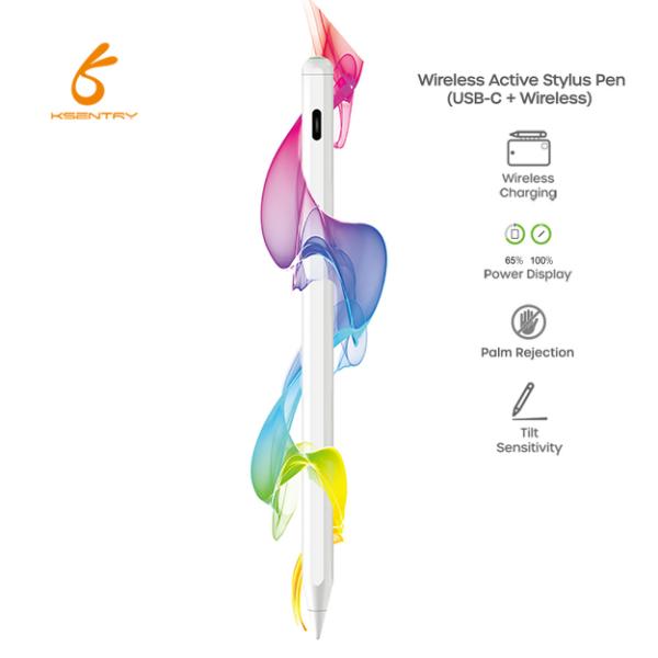 Stylet iPad magnétique précis – Recharge magnétique + USB-C