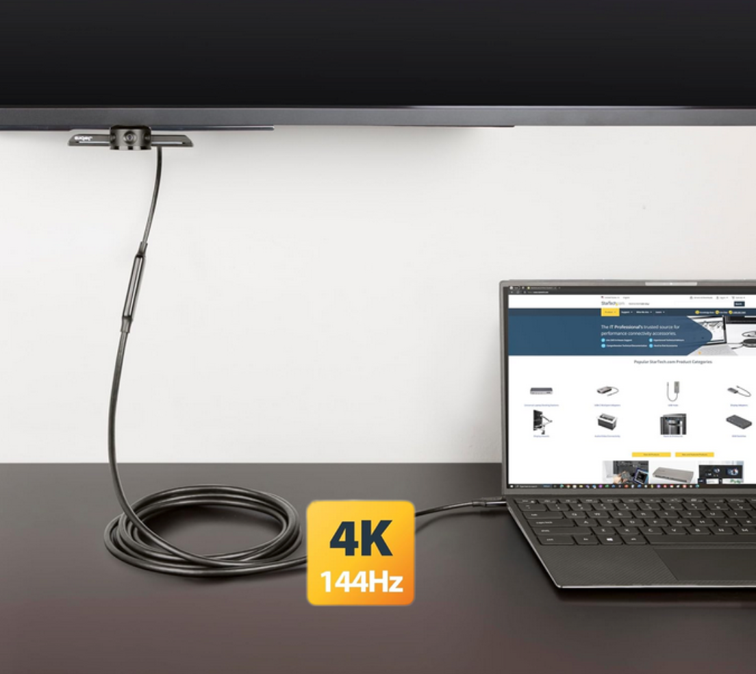 Câble USB-C - USB-C 13'/ 4 m — 10 Gbps & 4K