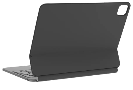 iPad folio case with Bluetooth keyboard and stylus holder