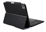 iPad folio case with Bluetooth keyboard and stylus holder