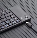 Clavier pliable Bluetooth avec support mobile inclus
