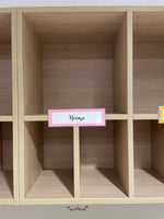 Plaquettes de noms magnétique Médium (Boite de 10)