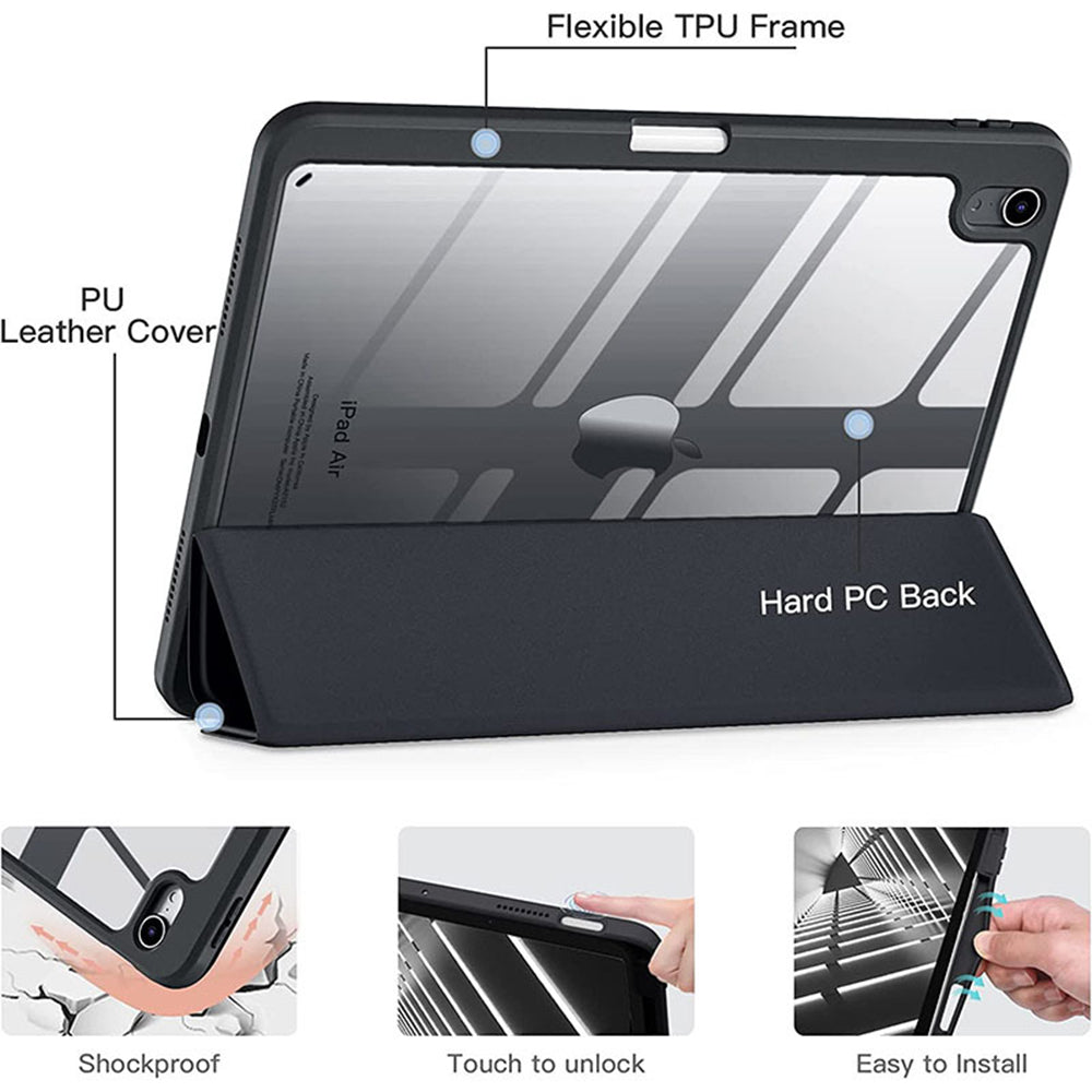 Full protection case with lid and stylus door