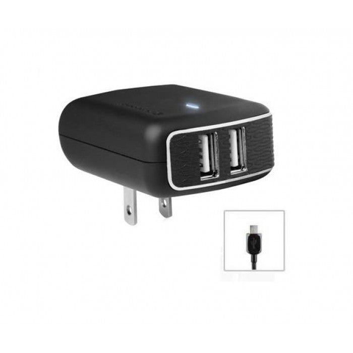 Puregear Dual USB Wall Microusb wall charger