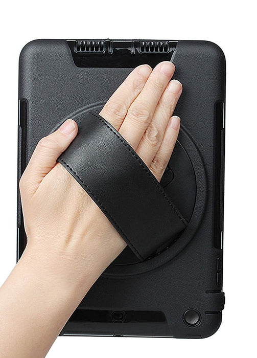 Air iPad case (& mini) with rotary leather handle