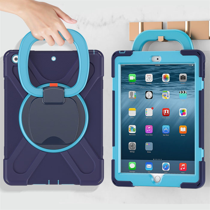Robust iPad case with rotating ring handle