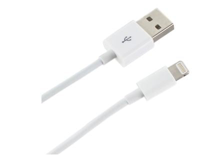 iPhone 6S/7/8/x Lightning 3Ppeds Cable Certified Apple - White