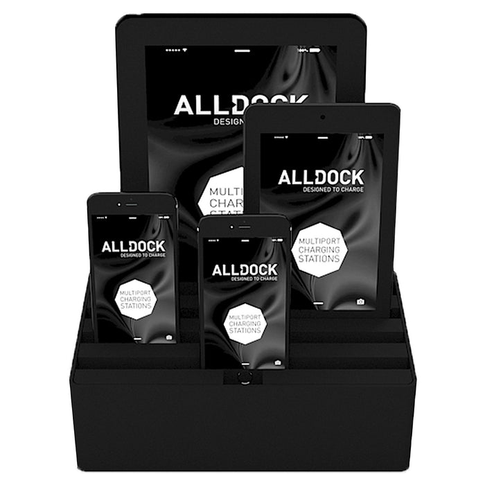 Alldock - Original - Medium 4 USB HUB - Black