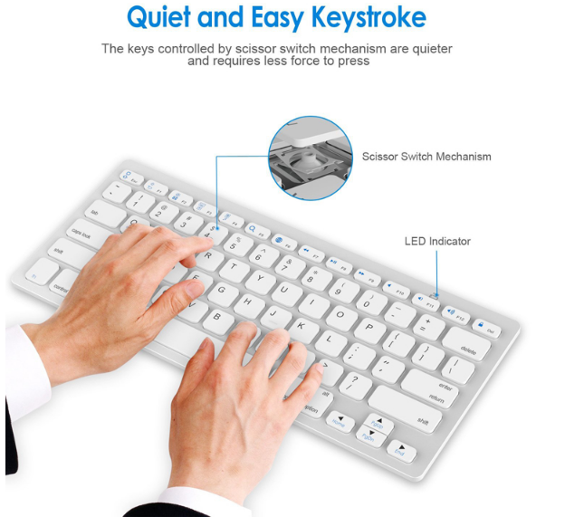 Bluetooth portable wireless keyboard (11 '')