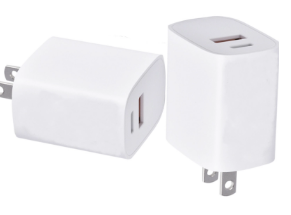 USB double wall charger + type C 3A