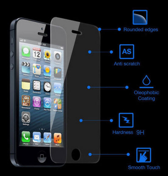 Protège-écran de verre trempé Ultra mince 0.3 mm contour arrondi pour iPhone 7/8 Plus