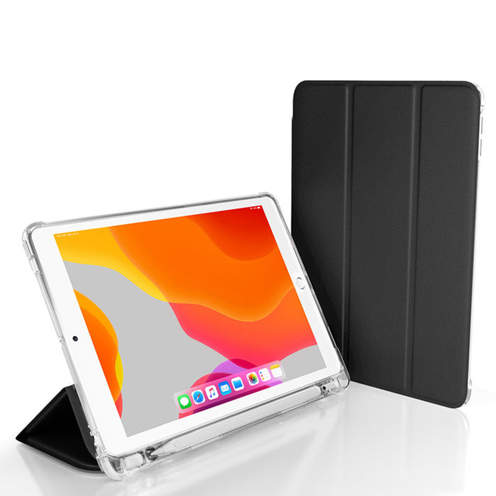 Ipad case transparent back with lid