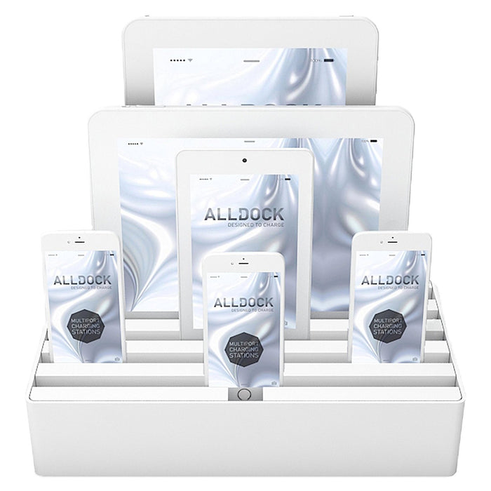Alldock - Original - Large 6 USB Hub - White